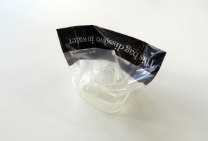 The incredible dissolving bag