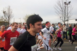 He's off!